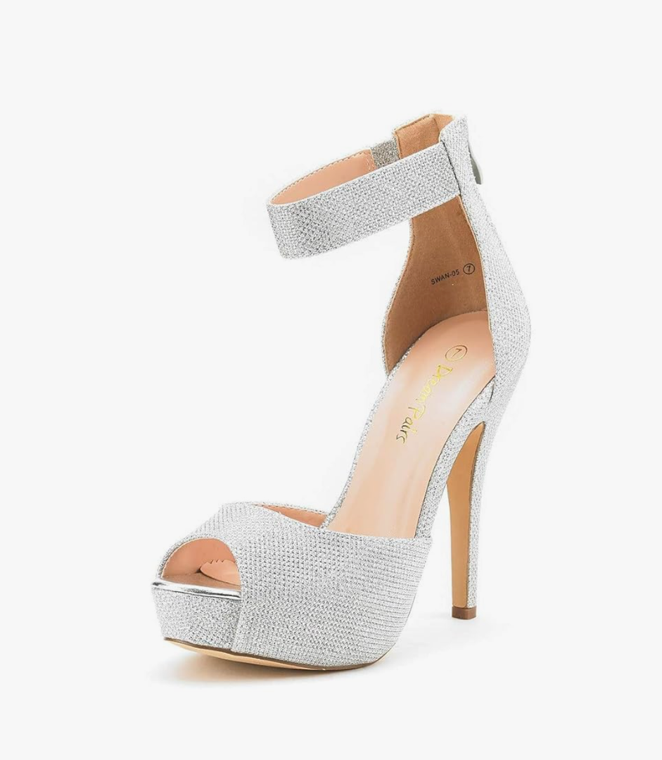 Women's Swan-05 High Heel Platform Dress Pump Shoes 7