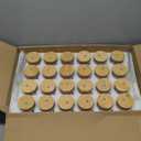 24 Set Christmas Glass Cups 16 oz Drinking Glasses with Bamboo Lids and Straws Christmas Iced Coffee Cup Drinkware Santa Snowflake Tumbler Holiday Mugs Xmas Gift for Women Mom(Red Style)