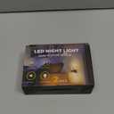 L LOHAS LED Night Light,Dimmable Night Lights Plug into Wall, 2 Pack Acrylic Nightlight with 0-100 LM Adjustable Brightness, 3000K Plug in Night Light with Dusk to Dawn Sensor, for Bathroom Hallway (01-Soft White)