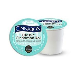 Cinnabon Classic Cinnamon Roll Keurig Single-Serve K-Cup Pods, Light Roast Coffee, 10 Count (Pack of 1) BB Date: 08/08/27