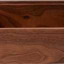 Normcore Compact Storage Box - Compatible Compact Tamping Station - Genuine American Walnut Wood Wooden Espresso Accessory Organizer - Patented Modular Design