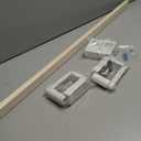 Safety Innovations No Hole Stairway Baby Gate Mounting Kit - Fits Posts from 2 3/4 inches to 3 1/2 inches Wide with Square or Round Tops - No Adhesives On Or Screws in Your Posts, (1-Pack)