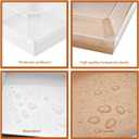 100 Pack Charcuterie Boxes with Clear Lids - Eco-Friendly, Portable, and Leak-Proof Food Containers for Various Delights - 50 Brown & 50 White (Brown&WhiteRectangle)