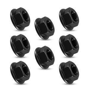 8Pcs 5/8"-18 Flange Trailer Lug Nuts for 7K 8K 10K 12K Axles