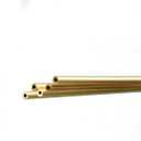K & S 1143 Round Brass Tube, 1/16" OD x 0.014" Wall x 36" Long, 5 Pieces, Made in The USA