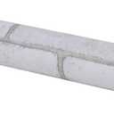 Mind Reader Removable Vinyl Wallpaper Peel and Stick Self Adhesive Wallpaper 17.75" X 393.7" Water-Resistant Contact Paper Shelf Liner White Brick