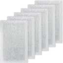 6 Pcs 16x25 Replacement Filter Pads Compatible with Dynamic Air Cleaner, 16x25 Refill, Replacement for Air Cleaner Filter White