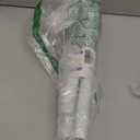 White Tension Curtain Rod for Windows 28 to 48 inch, Adjustable Expandable Pressure Spring Curtain Rod No Drilling, 7/8" Curtain Rod for Bedroom Doorway Closet Door