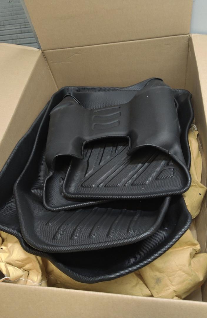 KUST Floor Mats for 2018-2022 Ford EcoSport Accessories, TPE Rubber All Weather Car Mats for EcoSport, Front Rear 2 Row Liners, High Edges, Non-Slip (US Model Only)