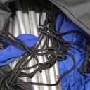 UMARDOO Family Beach Tent Canopy Sun Shade Portable 1010FT, Large Wind Resistance Beach Sun Shelter Easy Setup with Packable Carry Bag for Outdoor Travel UPF 50+ (Blue) (10X10 FT. 4Poles)