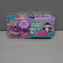 Polly Pocket Mini Toys, Holiday Stackable Compact Playset Bundle with Micro Doll, Accessories, Pet Animal, Travel Toy with Clip