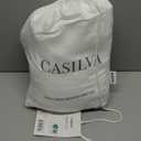 CASILVA Eucalyptus Sheets - Infused with Silver for Anti-Odor, Softer Than Silk Fibers, More Cooling Than Cotton - Perfect for Hot Sleepers & Sensitive Skin - 100% Tencel Lyocell - Queen Sheet Set (Snowdrop White)