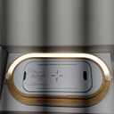 COLSUR Bluetooth Speaker Alarm Clock with Wireless Charger, FM Radio, Adjustable LED Night Light, 6 in 1 Bedroom Portable Speaker 2500mAh, Phone Stand for Bedside, Home, Office, Gift (Wood) (Beige)