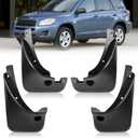2007 RAV-4 Mud Flaps Mud Guards Compatible with Toyota RAV-4 2.0 2006-2013 Splash Guard No Drilling Required All Weather Mudflaps(Set of 4)