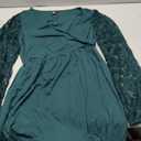 Women's Dress Long Green Size M