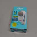 Conair Fabric Shaver and Lint Remover, Battery-Operated Portable Clothes Shaver with 3 Settings, Fuzz Remover for Sweaters, Clothing and Furniture, Large 2-Inch Shaving Head, White