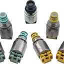 7Pcs 6-Speed Automatic Transmission Shift Solenoid Kit Compatible with Buick Lacrosse Chevrolet Cruze Equinox Captiva Sport Replace# 6T40E 6T40 6T45 6T50 6T30E 2048150A