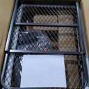MeeFar Folding Hitch Mount Cargo Carrier Basket 60" X 20" X 6"+Waterproof Cargo Bag 16 Cubic Feet(58" 19" 24"),Hauling Weight Capacity of 500 Lbs and A Folding Arm.with Hitch Stabilizer,Net and Straps