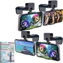 4 Pack Airplane Phone Holder Travel Essentials Accessories Cruise car Mount Cell Stand air Plane Table seat Desk Flight Vacation Size Golf cart Universal Hands Free
