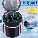 Portable Ice Machine for Knee After Surgery, Cold Therapy Machine for Sports Injuries, Strain and Sprain, Cryotherapy Kit System with Quiet Pump and Universal Compression Pad