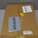 Cut-Out Design 16" Short Dog Gate for Small Dogs, Foldable Retractable Puppy Gate Indoor - Freestanding Lightweight Pet Barrier for Doorways, Stairs, Hallways (Extends to 35", White)