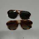 livho Trendy Polarized Square Aviator Sunglasses Women Men Square Eyewear Frame, Retro Sun Glasses for Women Men 2025 Shades
