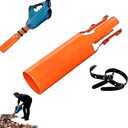 Leaf Blower Air Booster, Leaf Blowers Attachment Compatible with Lb615/765, Universal Blade Blowers Air Booster Attachment for 2-4 Inch Circular Nozzle Blow Pipes(Medium, Orange)