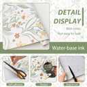 Floral Peel and Stick Wallpaper Boho Floral Contact Paper 393inL17.3inW Nursery Flower Self Adhesive Removable Wallpaper for Bedroom Bathroom Waterproof Contact Paper Colorful Wildflower Leaf