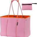 QOGiR Multipurpose Gym Beach Bag, Light Weight, Large, Sports (Pink, Large)