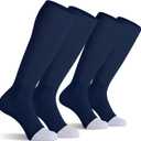 CS CELERSPORT 2/3 Pack Baseball Soccer Softball Socks for Youth & Adult Multi-sport Tube Socks (X-Small)