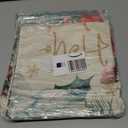 AVOIN colorlife Joy Christmas Holly Berries Reindeer Believe Throw Pillow Covers, 18 x 18 Inch Xmas Tree Hello Winter Holiday Cushion Case Decoration for Sofa Couch Set of 4