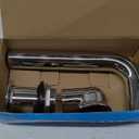 EZ-FLO 1-1/4 Inch Offset Lavatory Sink Drain Assembly with Tailpiece and Grid Strainer, Chrome Plated, 35078