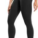 CRZ YOGA Butterluxe Workout Leggings Pockets 25'' - High Waisted Gym Womens Yoga Pants Buttery Soft (Black, L)