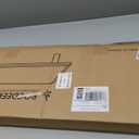 Bamboo Dual Monitor Shelf, Monitor Stand Riser with Underneath Storage for Desk Office Supplies, Supports Heavy TV up to 300 lbs, Natural