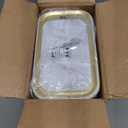 Pukomc Automatic Small Sensor Can with Touchless Lid, 2.3 Gallon / 9L Smart Garbage Can, Quiet Close White Gold Waste Bin - Perfect for Kitchen, Living Room & Small Spaces