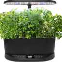AeroGarden Bounty Basic - Indoor Garden with LED Grow Light, Black