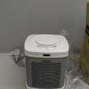 Lasko Portable Electric Ceramic Space Heater with ALCI Plug for Bathroom Use, 2 Heat Settings and Simple Heat Button, 8 Inches, White, 1500W, CD08200