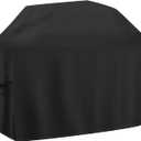 BBQ Grill Cover for Weber Genesis II 400 Series, Compared to 713165 Inch, BBQ Gas Grill Cover Waterproof, Barbecue Cover with Adjustable Straps for Weber Spirit, Genesis, Char-Broil Monument