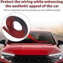 6.56FT Car Cable Wire Hider, Car Windshield Wire Hider, Light bar Wire Hider, with Adhesive Backing (1 PCS)