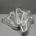 TIMMY Non-Slip Velvet Hangers - Suit & Coat (50-Pack) Ultra Thin Space Saving Heavy Duty Hangers Hold Up-to 10 Lbs - White/Silver (17.7inch-50pack)