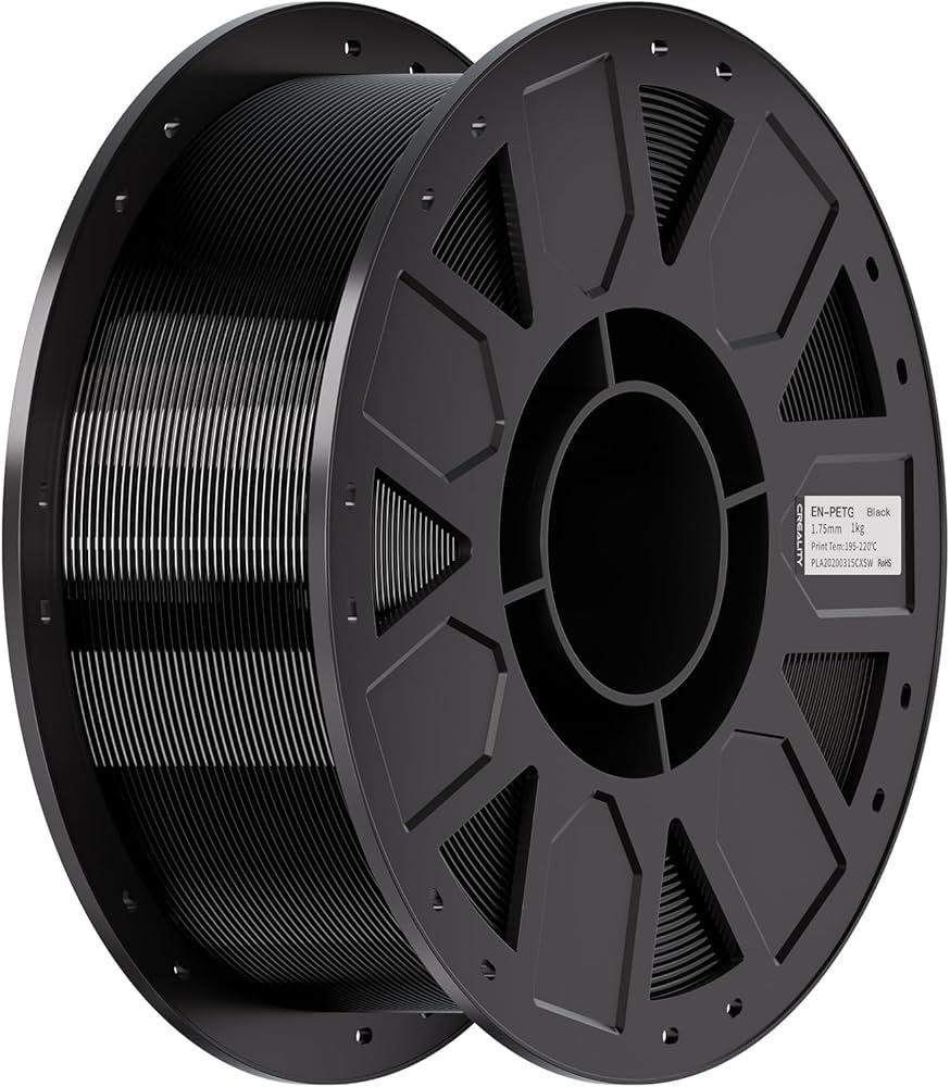 JAYO PETG Filament 1.75mm Bundle 4.4KG, Strong Toughness PETG 3D Printer Filament, Dimensional Accuracy +/ - 0.02 mm, Fits for Most FDM 3D Printers (Black)