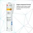 3M Urethane Seam Sealer, 08362, Gray Color, High Solids, Permanently Flexible, 310 mL/10.5 fl oz Cartridge