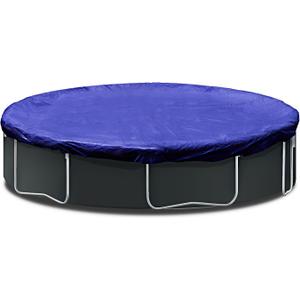 28Ft Heavy-Duty Round Pool Cover, Fit Pool Size 24 Ft, Superior Strength & Durability Round Winter Aboveground Pool Cover, Includes Winch and Cable for Easy Installation, Navy