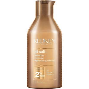 Redken All Soft Shampoo - Moisturizes & Hydrates Dry, Brittle Hair, Gently Cleanses and Softens, With Argan Oil, Safe For Color-Treated Hair (10.1 Fl Oz (Pack of 1))