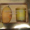 TONYMOLY Mango Tango Duo Gift Set – Nourishing Mango Hand Butter with Shea Butter & Oils + Mango Scented Candle, Hydrating & Soothing Holiday Gift for Soft Hands 2pc Gift Wrapped Set