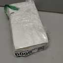 SONGMICS HOME Travel Jewelry Case, Travel Jewelry Box Organizer with Mirror, 4.1 x 8 x 2.4 Inches, Stitching, Portable, Gift Idea, Cloud White UJBC180W01