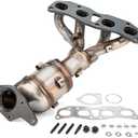 FOMIUZY High Flow Front Catalytic Converter Kit Direct-Fit Nissan Altima 2007 2008 2009 2010 2011 2012 2013 2.5L Replaces 674-933 140E2-ZX31E(EPA Compliant)