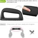 Kipika Push Up Bars, Pushup Stands, Anti-Slip Soft Plastic Push Up Handles, Bottom Anti-Slip Pad, Strength Training Equipment, Perfect for Floor Workout Exercise