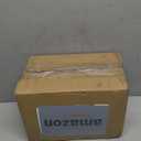 400 Count Brown Disposable Plates, 6 Inch Unbleached Paper Plates, Heavy Paper Plate, Eco Friendly Sugarcane Pulp for Party Wedding Picnic BBQ