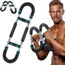 Twister Arm Trainer, 66-110lbs Adjustable Chest Expander, Forearm Enhanced Exercise, Shoulder Muscle Training Fitness Equipment, U-Shaped Power Twister Chest Workout Equipment